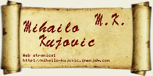 Mihailo Kujović vizit kartica